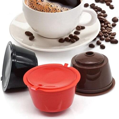 1Pc Coffee Filter Cup Reusable Coffee Capsule For All Nall Dolce Gusto machine Refillable Coffee Filters Baskets Capsules Pod
