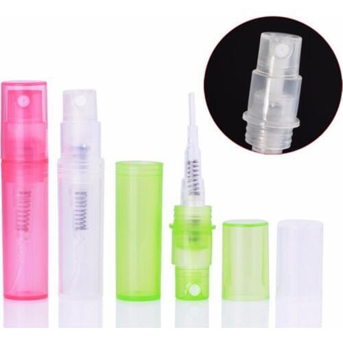 2 ml Mini Colorful Perfume Spray Perfume Vials Empty Sample Test Bottle Atomizer Perfumes Container LX7005