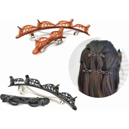 2pcs/Set Double Bangs Hairstyle Hairpin Hair Pin Clips Barrette Comb Accessory