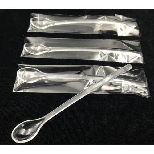 Disposable Spoons Plastic Spoons coffee Dessert Mini Spoon 5pc Party Teaspoon 12 x 1cm Food Spoon