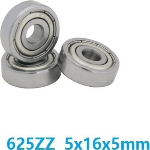 500pcs/lot 625ZZ 625-ZZ 625 ZZ 2Z 625Z 5*16*5mm Deep Groove Ball bearing Miniature Ball Bearings 5x16x5mm