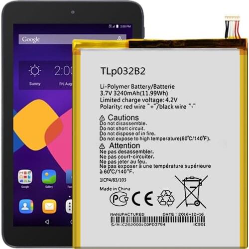TLp032B2 Battery For Alcatel OneTouch Pop 7 P310A Battery Replacement Repair Part