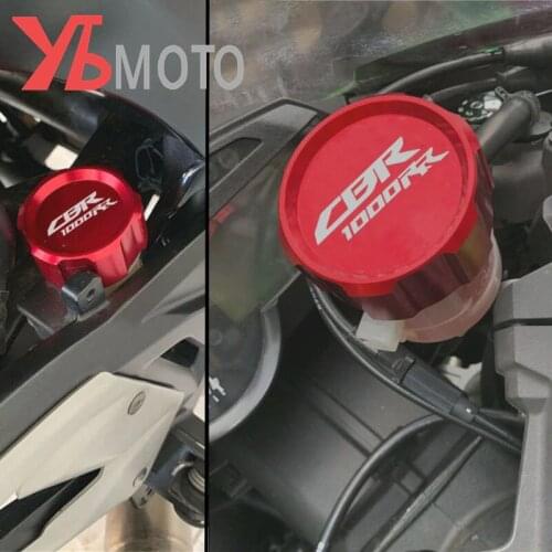 For HONDA CBR 1000 RR 2004-2017 CBR1000RR 2015 Accessories Motor Bike Aluminum Front Rear Brake Oil Cups Fluid Cylinder Cover