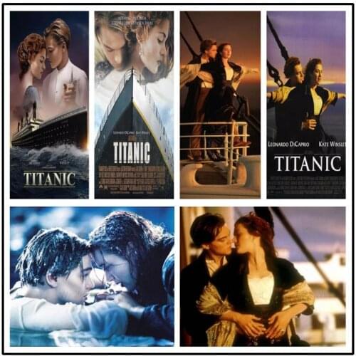 Titanic Movie Poster Diamond Painting By Number Paste Diamond Kits DIY 5D Full Round Drill Rhinestone Embroidery Cross Stitch