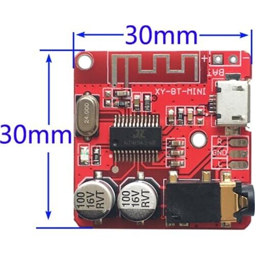 Wireless 3.7-5V Bluetooth MP3 Decoder Board BLE 4.1 Circuit Board Module Lossless Decoding Module Micro USB TF Card Interface