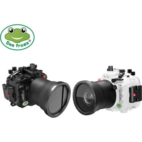 Seafrogs Diving Housing Case For Sony α1 With Wide-Angle Lens IPX8 Waterproof Camera Rubber Cover Box For Diving-depth 40m/130ft