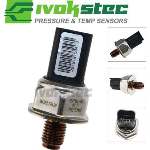 Fuel Rail Pressure Sensor For Citroen C1 C2 C3 C4 Xsara Berlingo Dispatch Picasso 1.4 1.6 HDI 55PP06-03 96.582.278.80 1920GW