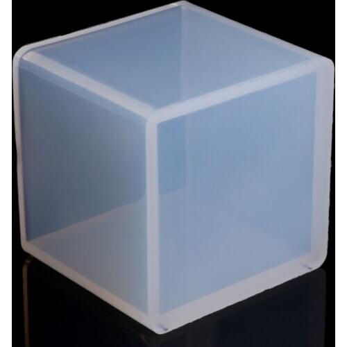 DIY Silicone Pendant Mold Jewelry Making Cube Resin Casting Mould Craft Tool New XX9C