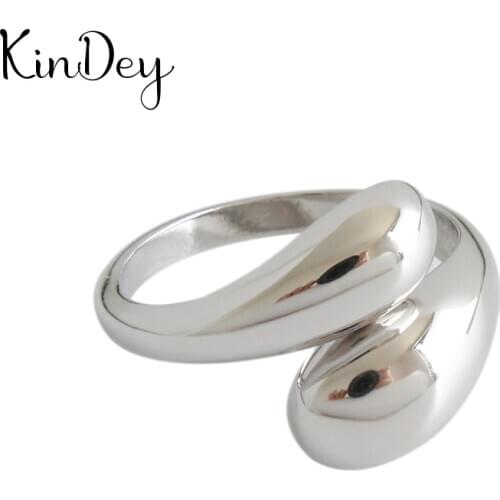 Personality Gothic Vintage Irregular Beads Rings For Women Bridal Wedding Engagement Punk Resizable Antique Rings Rock Jewelry