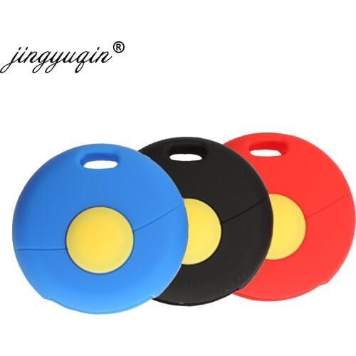 Jingyuqin 30pcs/lot 1 Button Remote Car Key Silicone Case For Benz Smart Fortwo 1998-2012 US Rubber Auto Key Cover