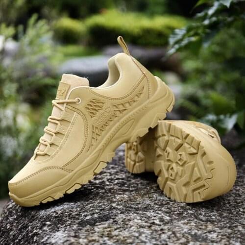 Men Hiking Shoes Autumn Winter Outdoor Mens Sport Trekking Mountain Boots Waterproof Climbing Shoes Military Tactical Work Boots