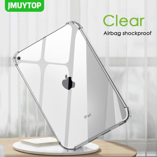 Soft TPU For ipad case clear back cover for iPad Air 10.9'' 2020 Pro 11 Clear Transparent Case Soft Silicon Back Tablet Cover
