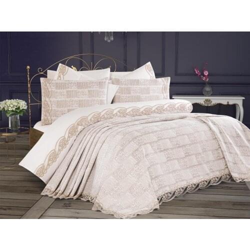 Dower Land Of Alara Returned to Bride Set 7 Piece Cream Cappucino