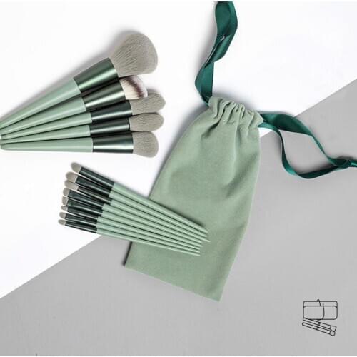 Makeup Brushes Set 8-13pcs Professional Make Up Brush Natural Hair Foundation Powder Eye Shadow Blushes Smooth Beauty Brochas