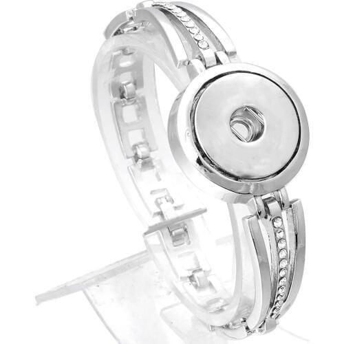 New Snap Button Bracelet Bangles for Men Women Watches Lobster Bracelet Button Jewelry Fit 18mm Snap Buttons