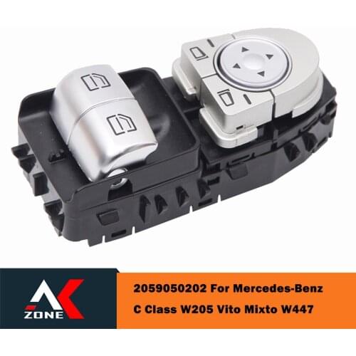Window And Mirror Switch Console Fit For Mercedes-Benz C Class W205 Vito Mixto W447 2059050202 High Quality Car Accessories
