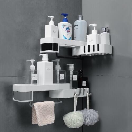 Bathroom Shower Shelf Shampoo Shower Shelf Holder Kitchen Storage Rack Organizer Wall Mounted Bathroom Organizer