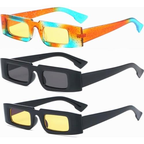 Fashion Cool Vintage Square Cycling Sunglasses Women Transparent Rays Luxury Party Shades UV400 Polarized Glasses Top Quality