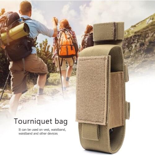 For Outdoor Sports Climbing Nylon Medical Scissor Molle Pouch Tourniquet Storage Holster First Aid Supplies Accessory