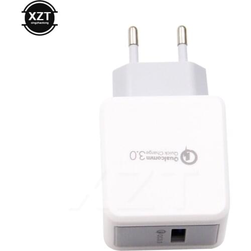 Universal Quick Charger 3.0 USB Charger for Samsung A50 A30 iPhone 7 8 Huawei P20 QC 3.0 Fast Wall Charging US EU UK Adapter