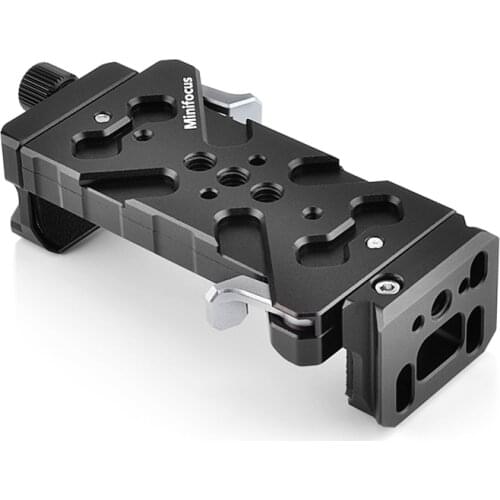 2in1 Universal Tablet Pad Tripod Mount Adapter and Phone Clip Holder Mount for 3.5-10" Tripod, Monopod, Selfie Stick