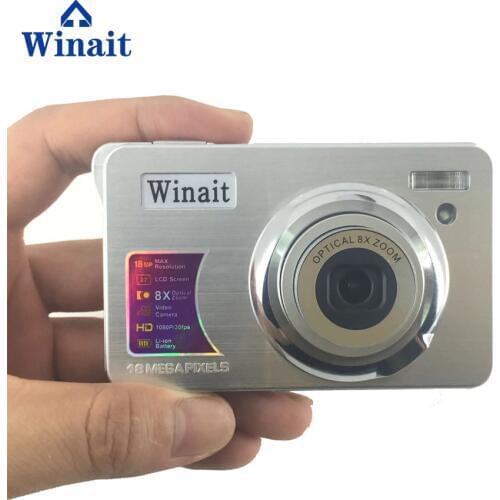 Winait 15 Mega pixels digital compact camera 3x optical zoom and 2.7'' TFT display digital video camera