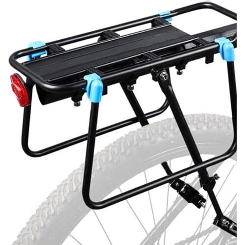 Bicycle Rear Rack Quick Release Aluminum Alloy Carrier Bike Accessories Panniers Bag Bicycle Parts Bag Stand Holder Load 110lbs