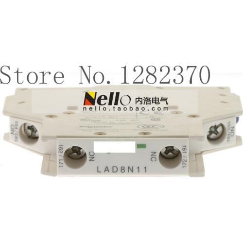 [ZOB] Imported original contactor side-mounted auxiliary contacts LAD8N11 LA-D8N11 1NO1NC --10pcs/lot