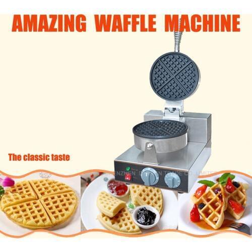 1pc high quality One head round waffle machine waffle maker waffle machine Commercial Household Electric 110V/220V