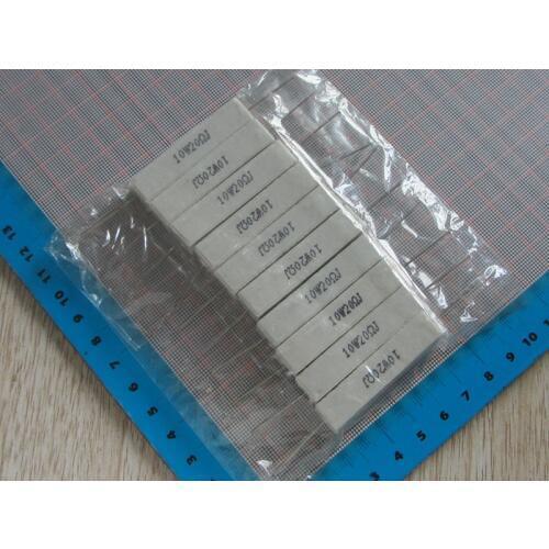 10pcs 20R 10W Cement resistance 10W 20Ohm 5% 20R Cement resistance