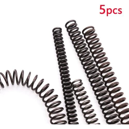 5pcs 305mm Compression Spring 65Manganese Steel 0.3 0.4 0.5 0.6 0.7 0.8 0.9 1 1.2 1.4 1.5mm Wire Dia Y Type 3-28mm Outer Dia