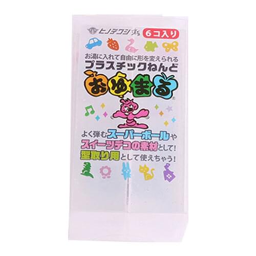 6pcs/bag Japan Imports Full Transparent Plastic Resin/Freedom Resin/Rolling Over Resin/Copy Resin/Crystal Soil