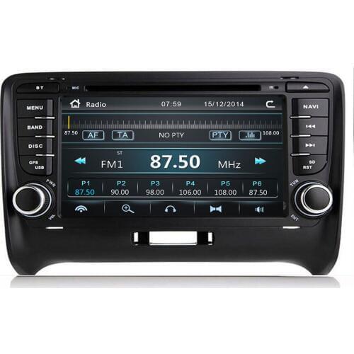 7''For AUDI TT MK2 Car DVD GPS Stereo Player Head Unit 2006-2019 Bluetooth Mirroring LINK DAB+TPMS DTV RDS FM CAM MAP SD CARD BT