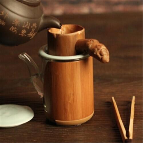 Drinkware Accessories Natural Bamboo Tea Strainer Filter Infusor Tea Tools Colander Gadgets Sieve For Tea Brewing Tea