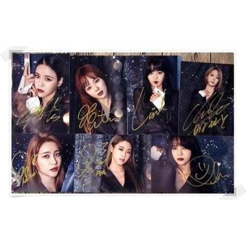 AOA autographed signed original photo ANGEL`S KNOCK 7 photos set 4*6 inches collection new korean freeshipping 022017 B