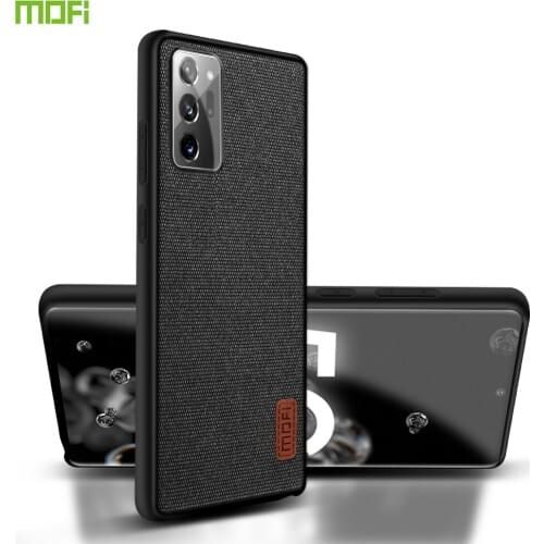 For Samsung Note 20 Ultra Case Fabric Cloth Soft Silicone MOFi Original Back Cover For Galaxy Note10+ Note 10 Plus Slim Coques