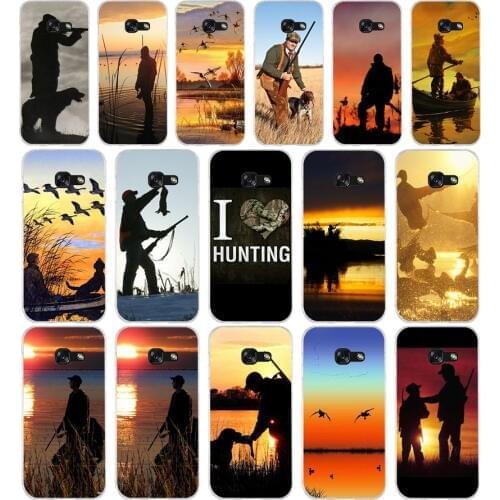 146 Duck Hunting Cool LogosSoft Silicone Tpu Cover phone Case for Samsung a3 2016 a5 2017 a6 plus a7 a8 a9 star lite s 6 7 8 9