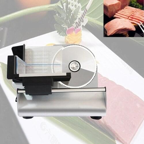 Stainless Steel Electric Food Slicer , freezing Meat Slicer