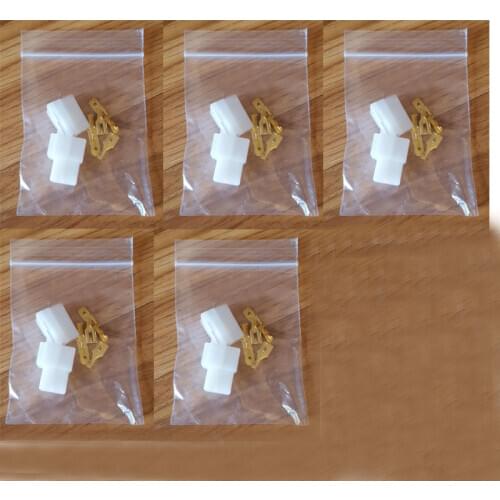 Lot 10pcs T Type DC Power Supply Socket Connector For VHF/UHF Kenwood ICOM Yaesu FT1900 FT7800 FT7900 FT8800 FT8900 Radio