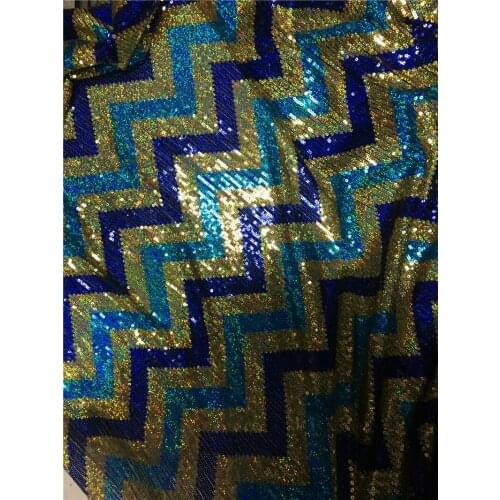 Good looking YG-778 best quality embroidered african tulle mesh lace fabric with sequins for fashion show dress