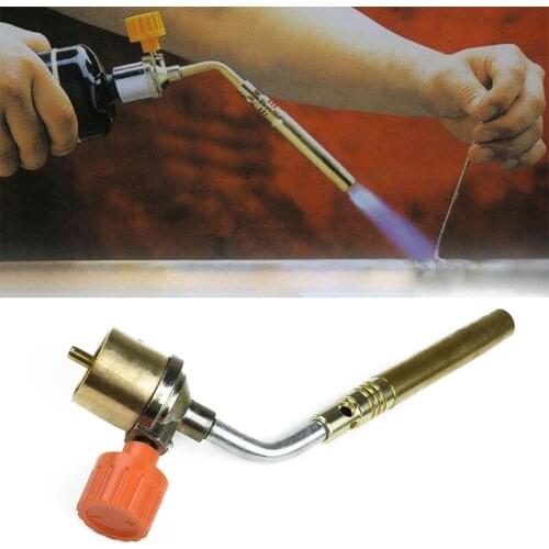 MAPP Propane Gas Welding Torches Plumbing Blow Torch Soldering Tool Brass Flame Gun Brazing Welding Quick Fire Solder Burner