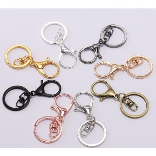 DIY Handmade Lobster Clasp jewelry making Making Materials DIY key Rings key chains