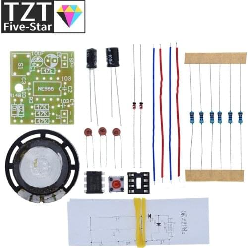 NE555 Doorbell Suite Electronic Production Doorbell Suite DIY Kit Ding dong doorbell PCB welding laboratory