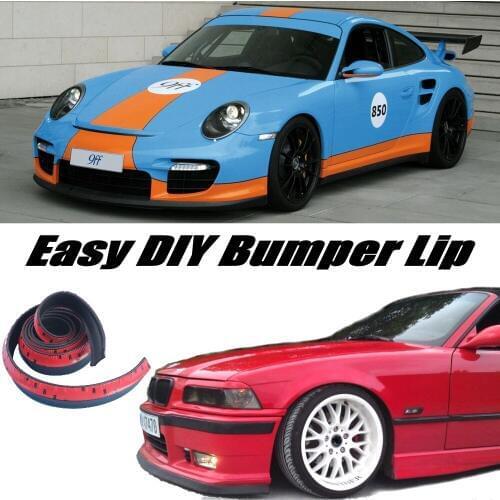 NOVOVISU For Porsche 911 Turbo / Carrera GT GT1 GT2 GT3 Bumper Lip Lips / Spoiler For Car Tuning / TOPGEAR Body Kit + Strip