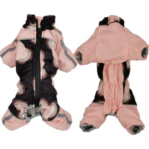 Girl Dog Clothes Female Dog Clothing Winter Pet Coat Jacket Jumpsuit Outfit Yorkshire Poodle Pomeranian Schnauzer Dog Outfit