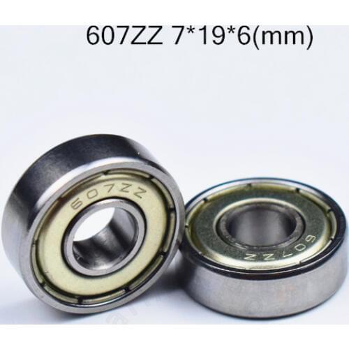 607 607Z 7*19*6(mm) bearing free shipping ABEC-5 bearings 10pcs metal Sealed Bearing 607 607Z 607ZZ chrome steel bearing