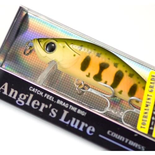 66mm 6g Countbass Floating Minnow Wobblers Lures for Fishing, Bass Salmon Trout Fishing Chatterbait Jerk Your bait Crank Shad