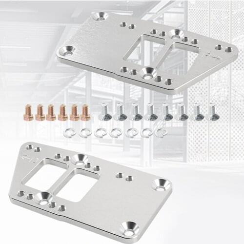 Sturdy LS Engine Mounts Conversion Plate Kit Motor Mounting Adapter 4 Positions Car Accessories for Chevy LS1 LS2 LS6 SBC BBC