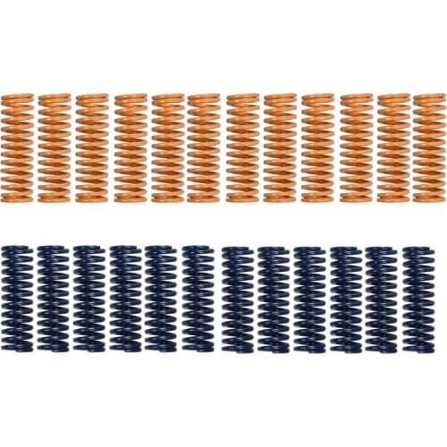 12Pcs 3D Printer Parts Spring For Heated bed MK3 CR-10 hotbed Imported Length 25mm OD 8mm ID 4mm For Ender 3 Pro CR10 MK2A