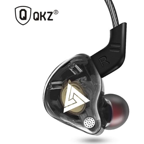 QKZ DM6 In Ear 3.5mm Earphone Metal 3D Heavy Bass Sound Quality Earphone sport Headset For all cel PK KZ AS10 ZS10 v80